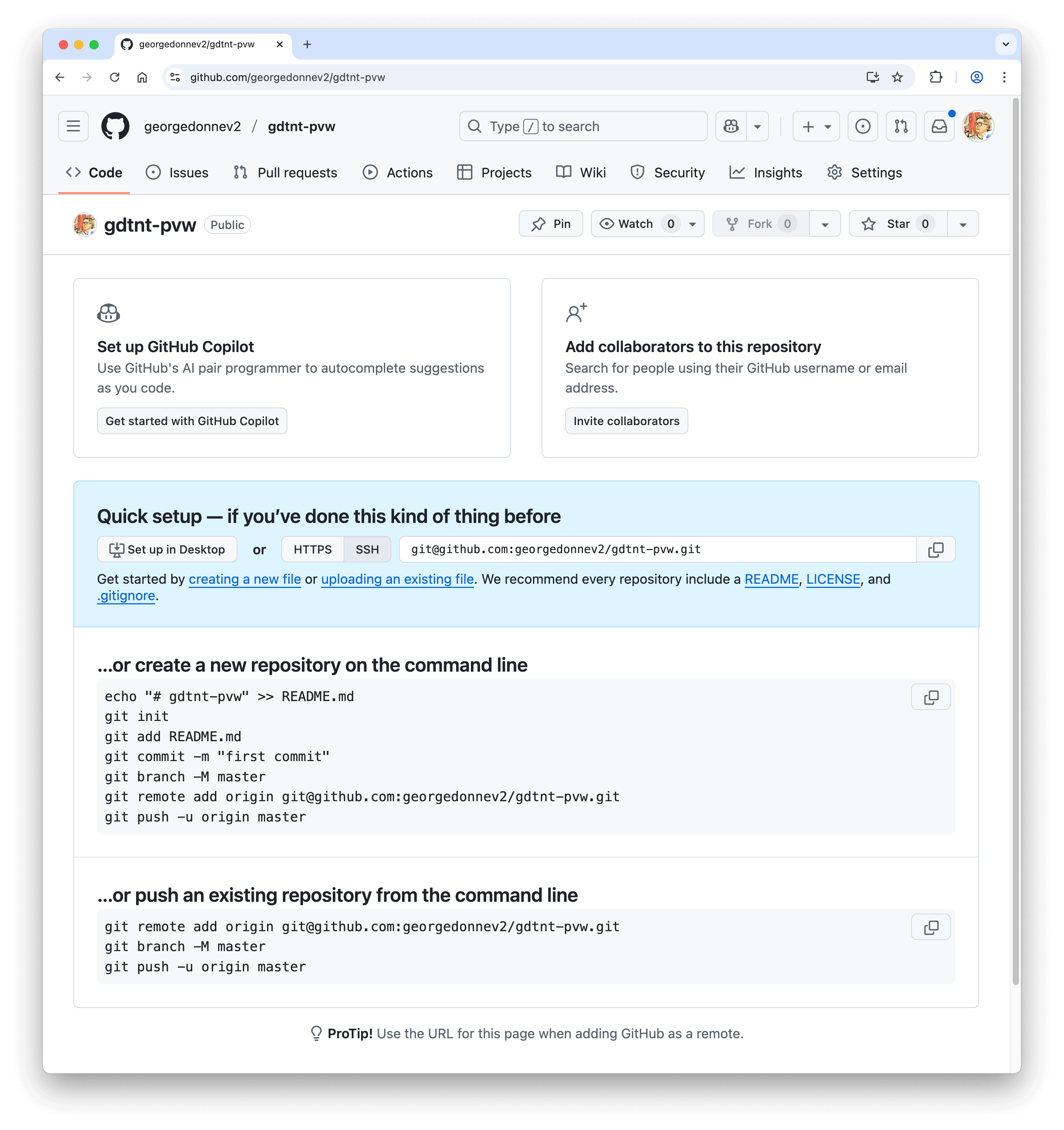 上传已有文档到新仓库